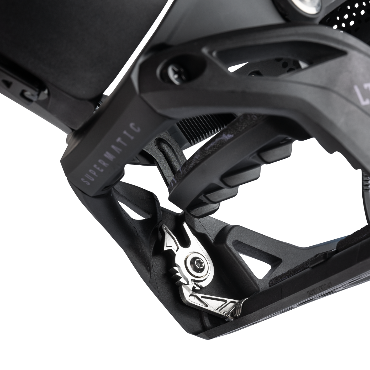 Nidecker Supermatic LT Snowboard Bindings 2025/26 (Bio Black) - Wet N Dry Boardsports 10
