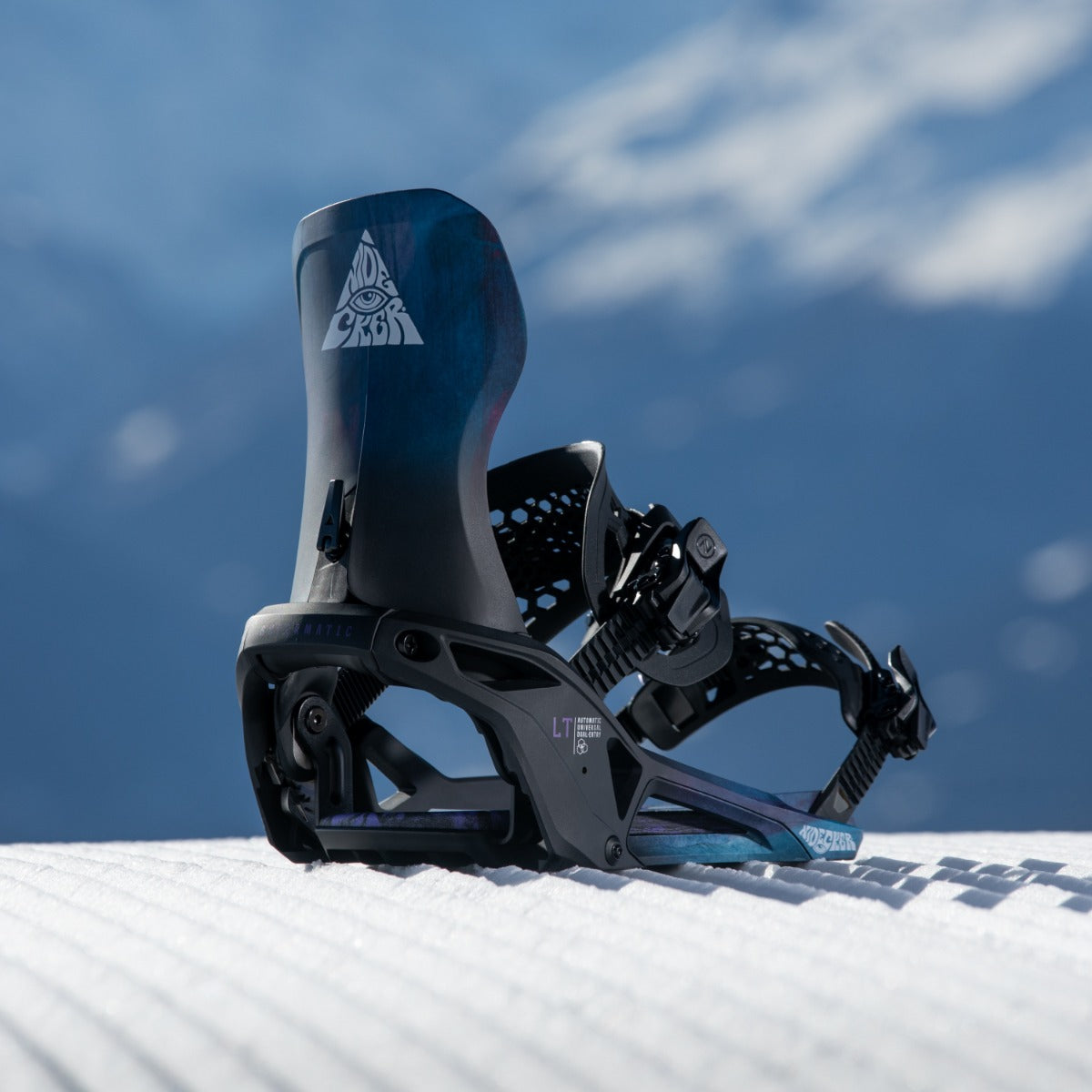 Nidecker Supermatic LT Snowboard Bindings 2025/26 (Bio Black) - Wet N Dry Boardsports 1