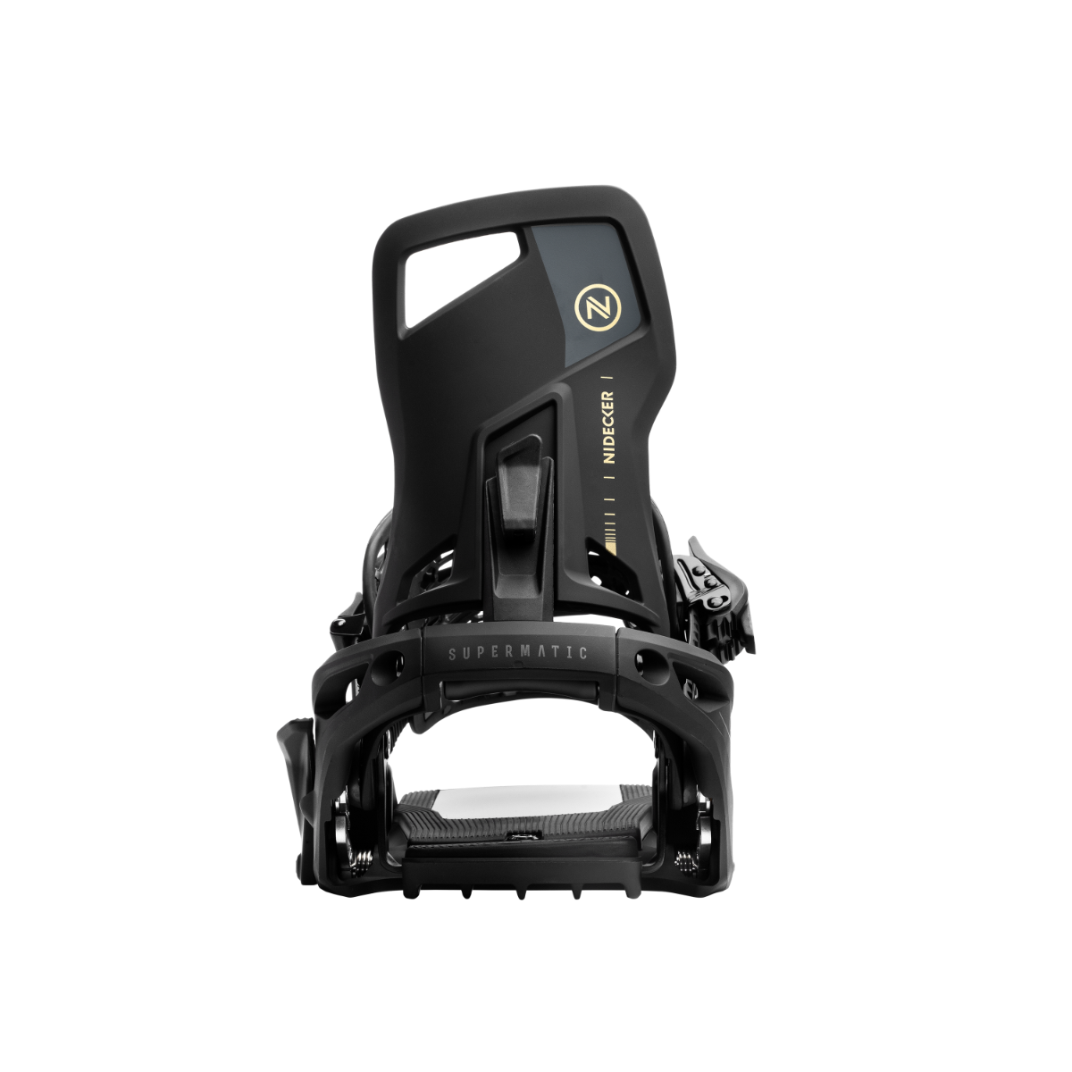 Nidecker Supermatic OG Snowboard Bindings 2026/27 (Black) - Wet N Dry Boardsports 4