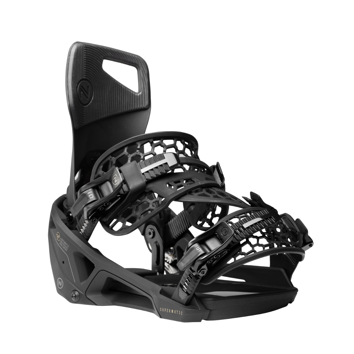 Nidecker Supermatic OG Snowboard Bindings 2026/27 (Black) - Wet N Dry Boardsports 5