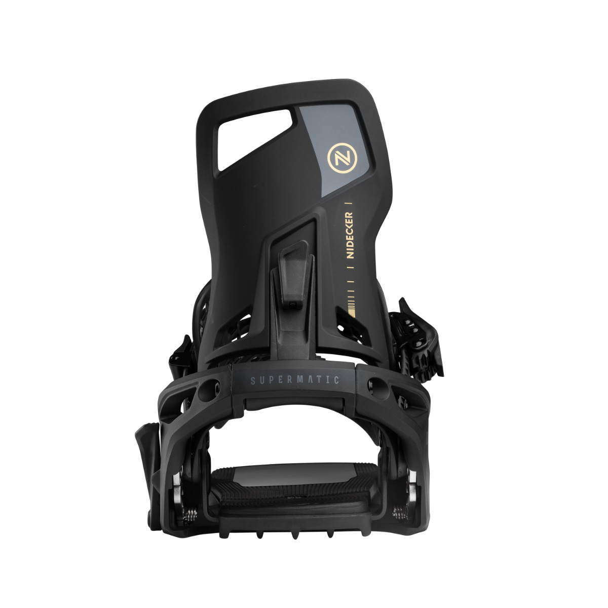 Nidecker Supermatic OG Snowboard Bindings 2026/27 (Black) - Wet N Dry Boardsports 7
