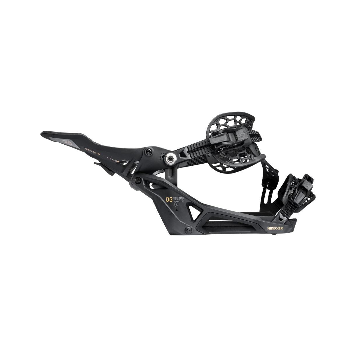 Nidecker Supermatic OG Snowboard Bindings 2026/27 (Black) - Wet N Dry Boardsports 9