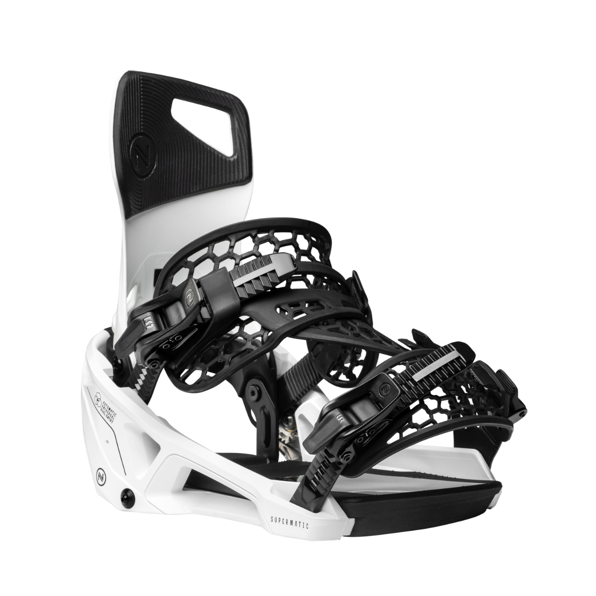 Nidecker Supermatic OG Snowboard Bindings 2026/27 (White) - Wet N Dry Boardsports 3