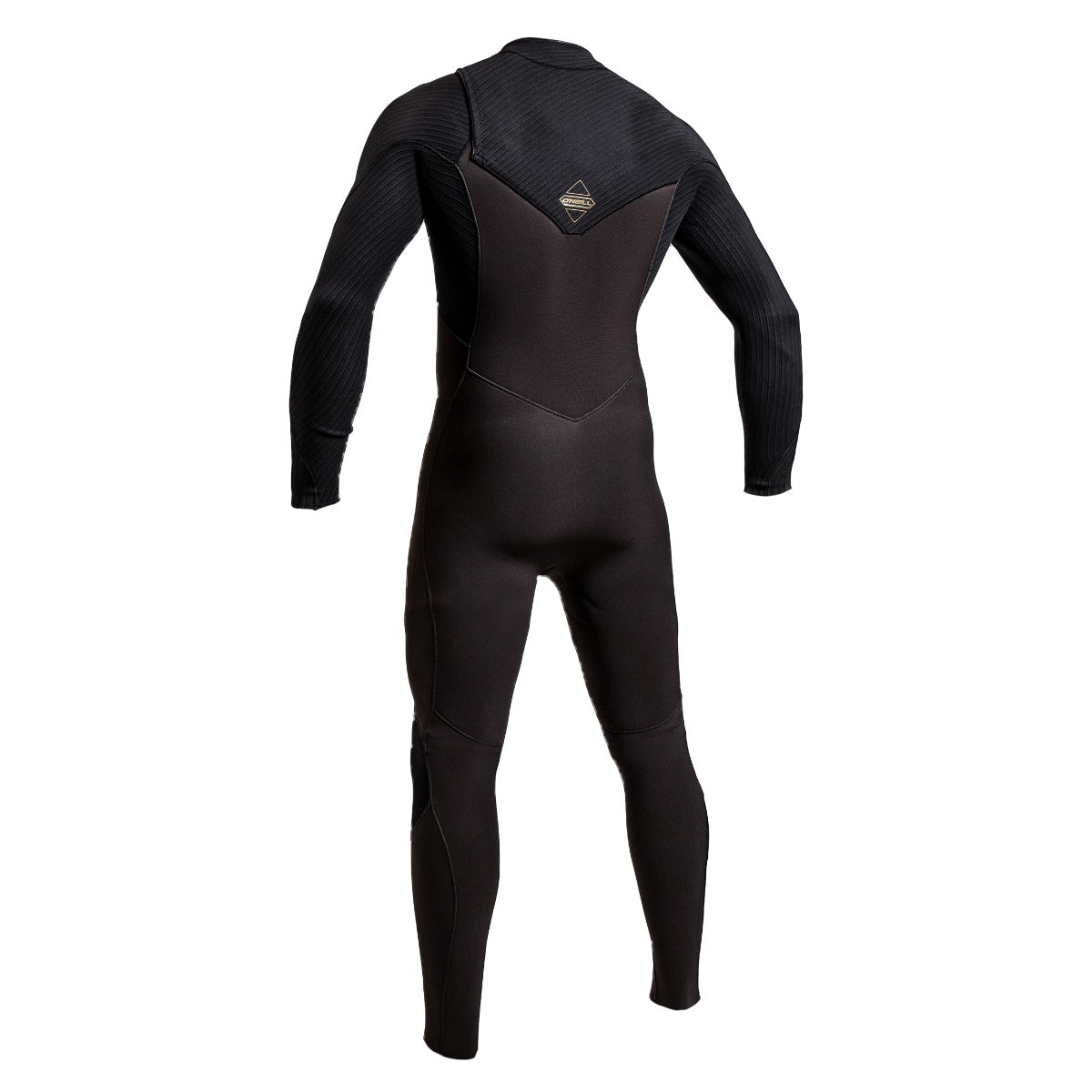 O'Neill Hyperfreak 5/4+ Chest Zip Wetsuit (Raven/Black) - back