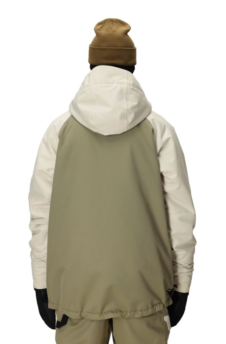686 Geo Insulated Snowboard/Ski Jacket (Limestone Colorblock) - Wetndry Boardsports - Back