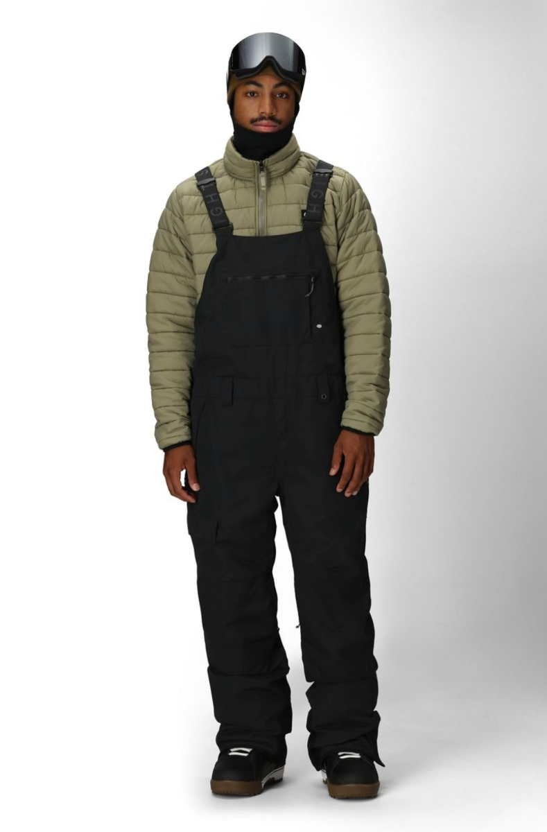 686 Hot Lap Insulated Snowboard/Ski Bib Pant (Black) - Wetndry Boardsports