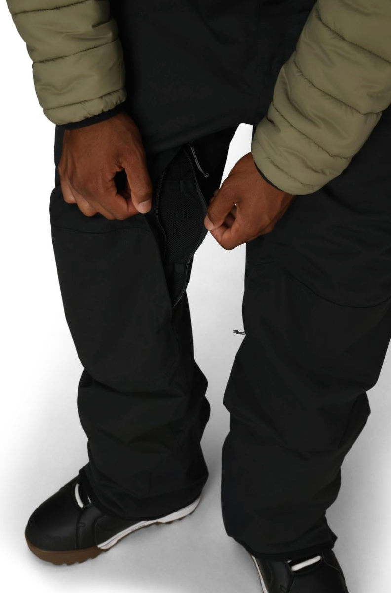 686 Hot Lap Insulated Snowboard/Ski Bib Pant (Black) - Wetndry Boardsports - Vents