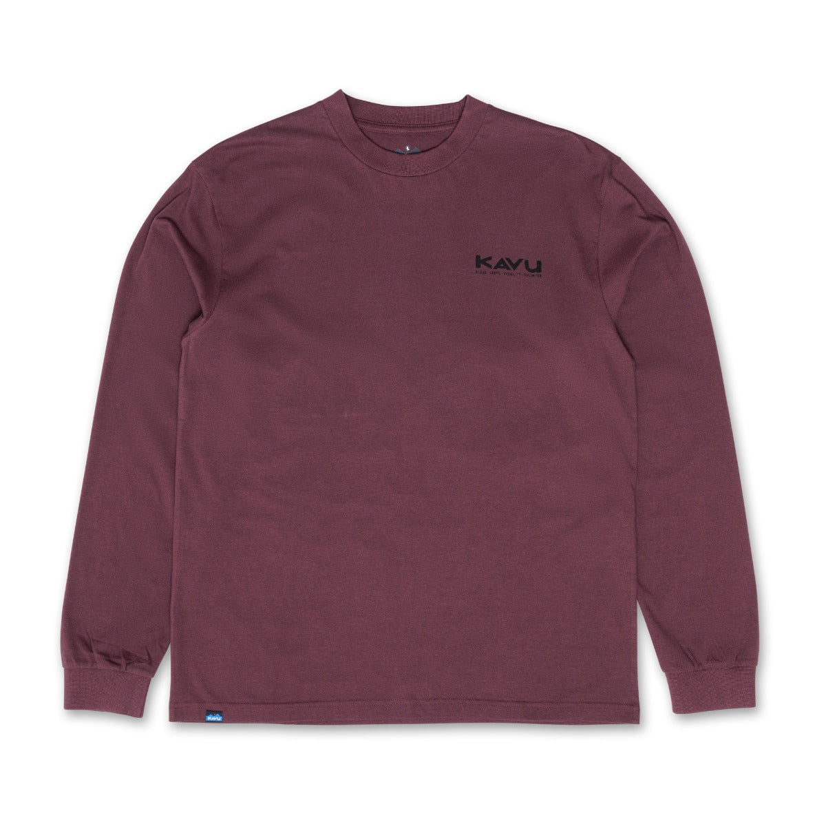 Kavu Etch Art Long Sleeve T-Shirt (Cocoa Powder) - Wet N Dry Boardsports