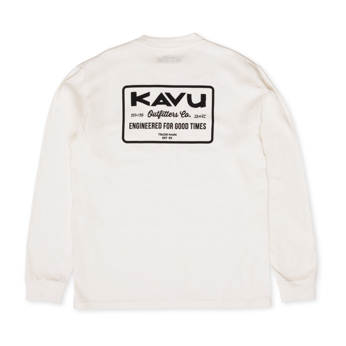 Kavu LS Engineered T-Shirt (Off White) - Wet N Dry Boardsports