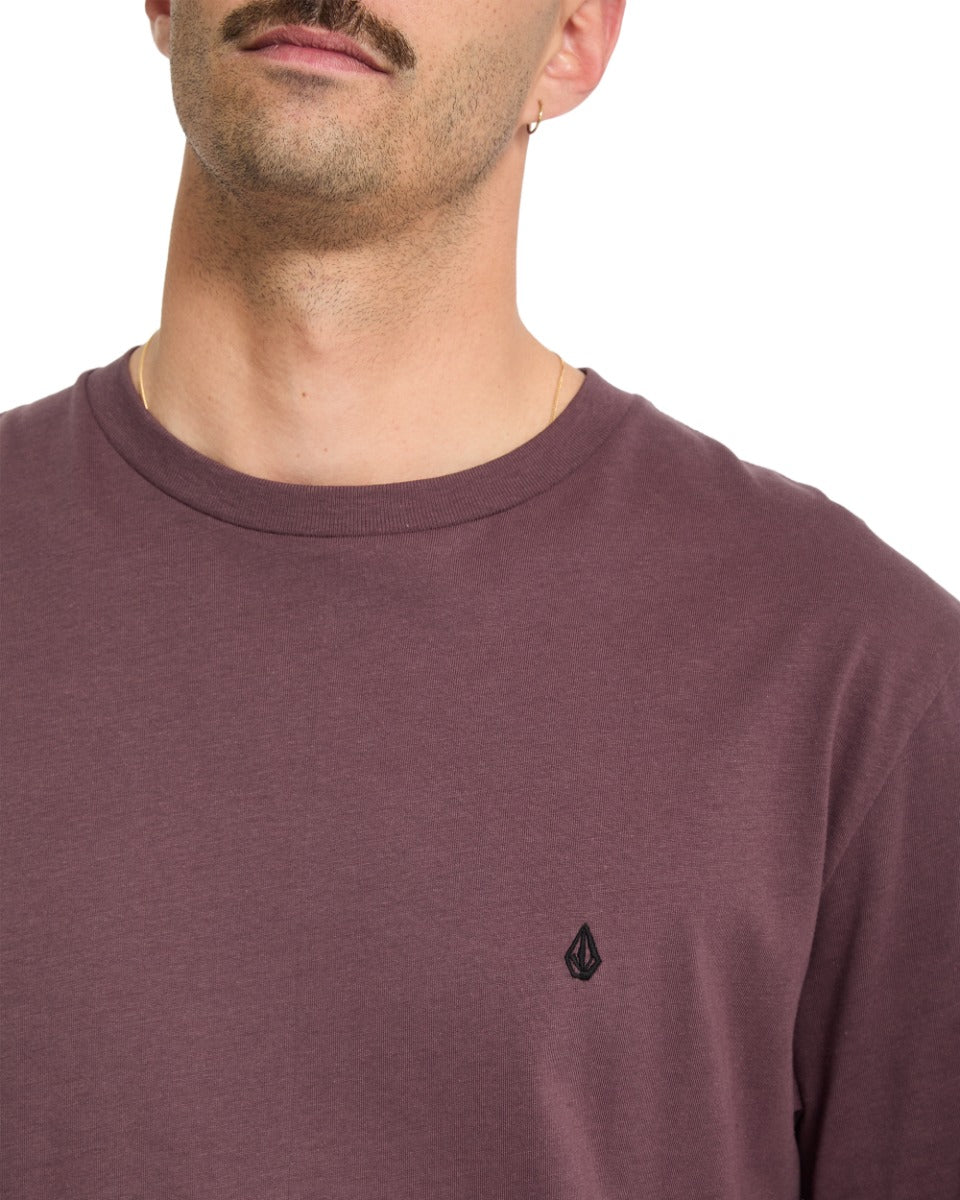 Volcom Stone Blanks T Shirt (Maroon) - Wet N Dry Boardsports 1