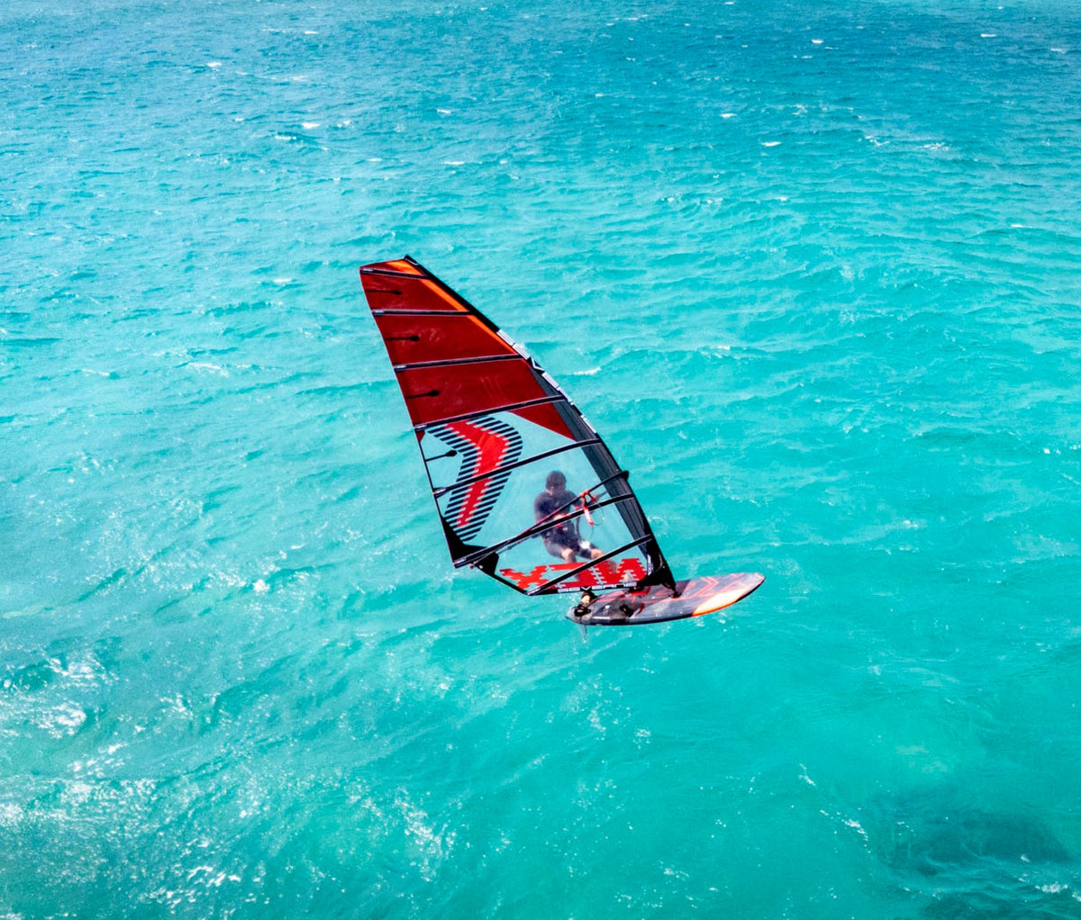Severne Fox Pro Windsurf Board 2026 - Wetndry Boardsports - Action 2