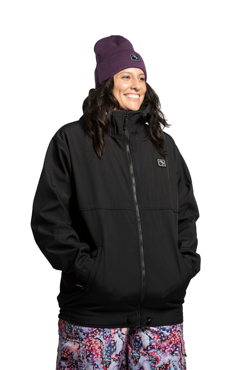 Brethren Access Full Zip Snowboard/Ski Jacket (Darkside Black) - Wetndry Boardsports