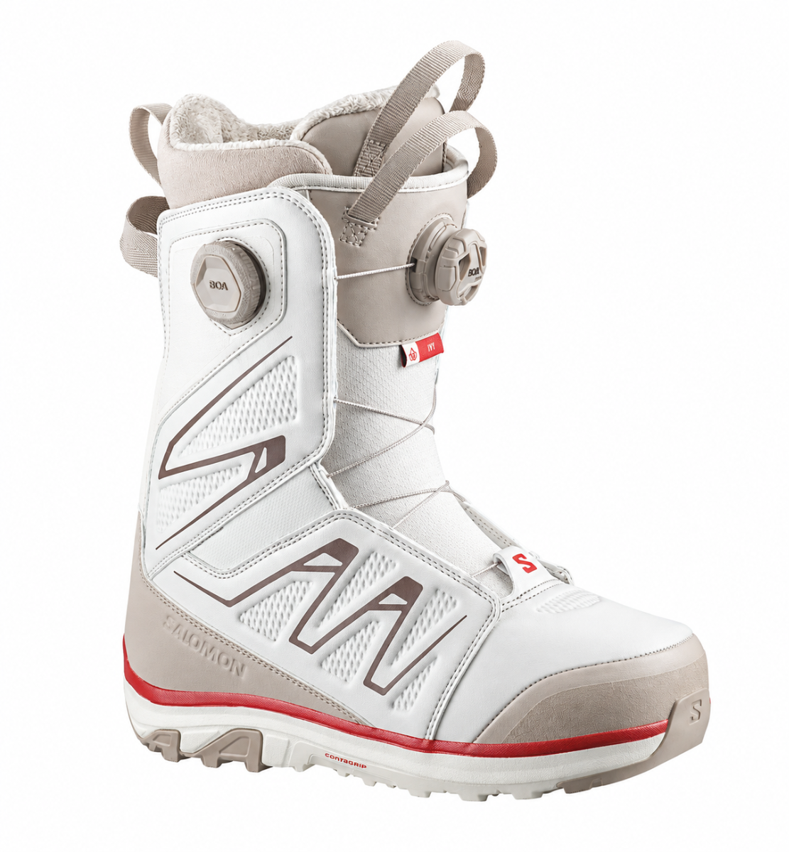 Salomon Ivy Boa SJ Snowboard Boots (Almond Milk) - Wetndry Boardsports