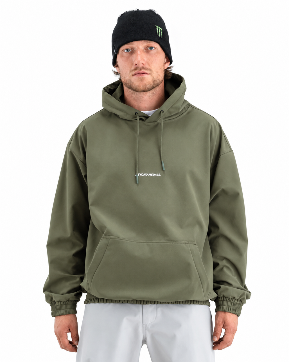 Beyond Medals Softshell Hoodie Unisex (Green) - Wetndry Boardsports