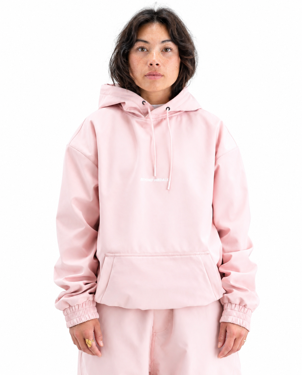 Beyond Medals Softshell Hoodie Unisex (Pink) - Wetndry Boardsports