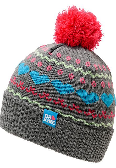 Dakine Womens Maggie Beanie (Charcoal/Pink)