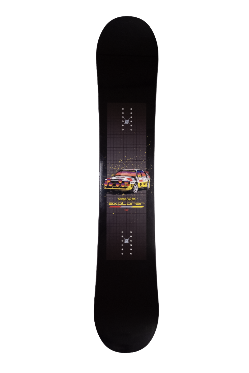 Shred Sleds Explorer 2027 Snowboard - Wetndry Boardsports - Topsheet