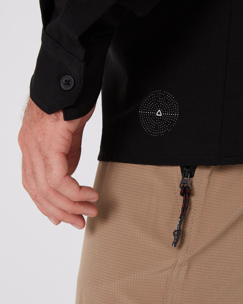Follow Sun Shirt L/S (Black) - Wet N Dry Boardsports 8