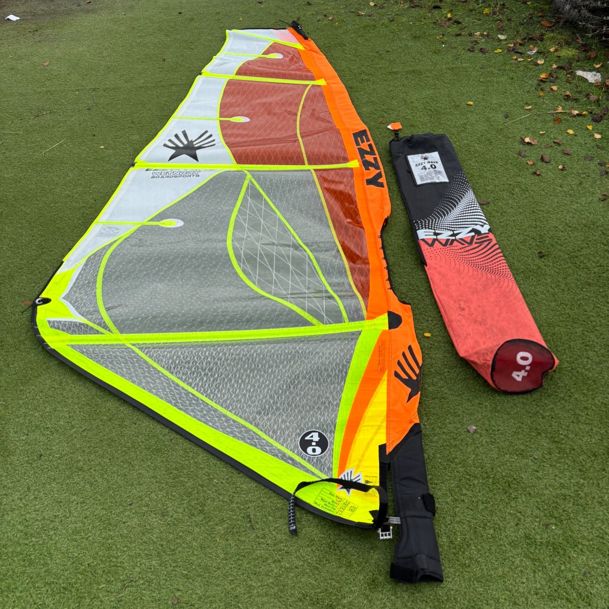 Ezzy Wave 4.0m 2020 Windsurfing Sail (Second hand) - Wet N Dry Boardsports