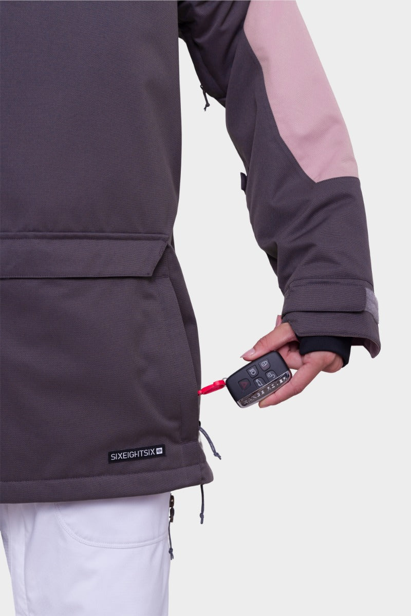 686 Upton Insulated Anorak (Charcoal) - Wet N Dry Boardsports