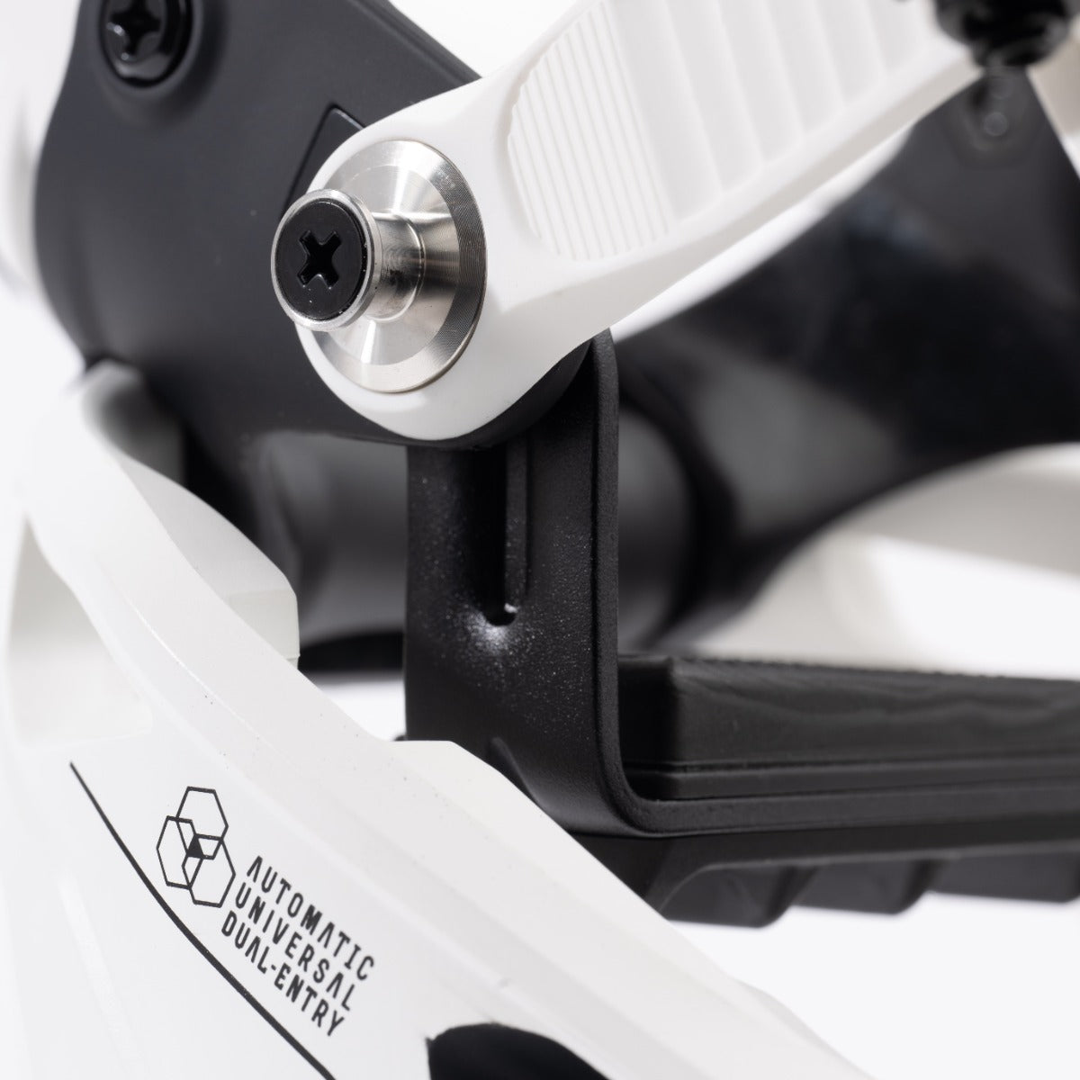 Nidecker Supermatic Snowboard Bindings 2025 (White) 4- Wet N Dry Boardsports