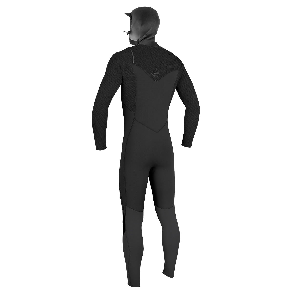 O'neill Hyperfreak 5/4+ Chest Zip W/Hood Wetsuit (Black) - Wet N Dry Boardsports