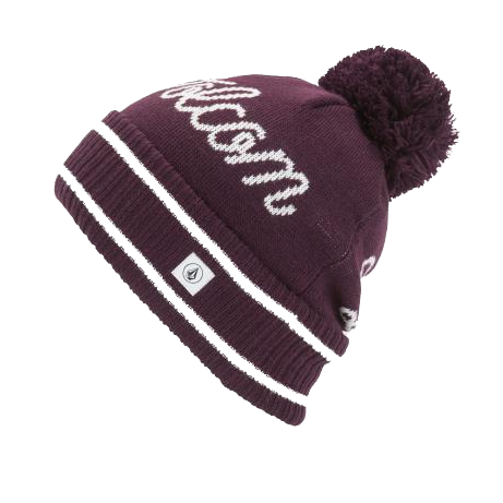 Volcom Womens Script Beanie (Merlot) - Wetndry Boardsports