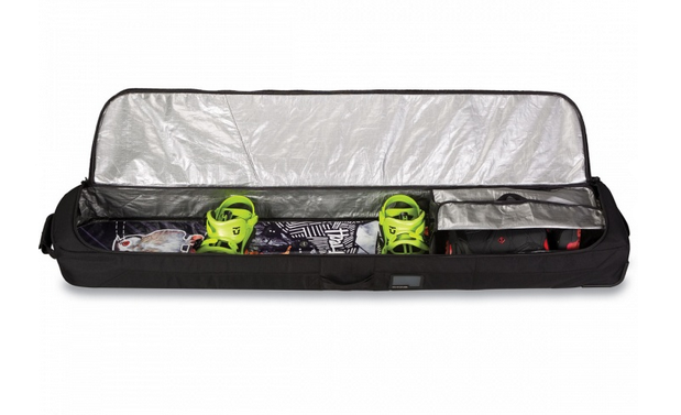 Dakine Low Roller Wheeled Snowboard Bag (Black) - Wetndry Boardsports