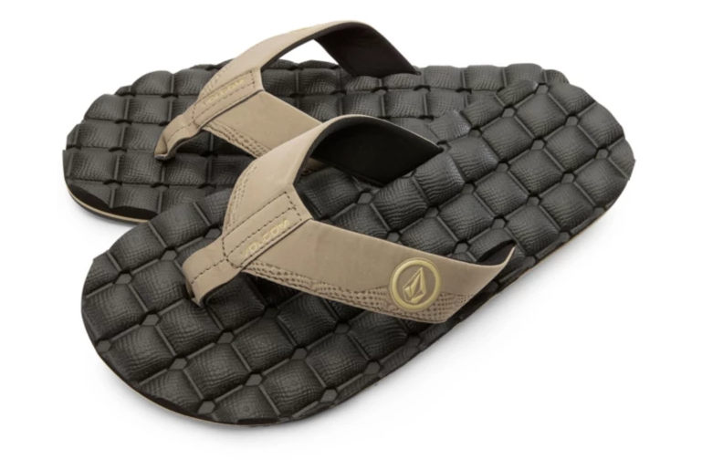 Volcom Recliner Sandal (Khaki) - Wet N Dry Boardsports