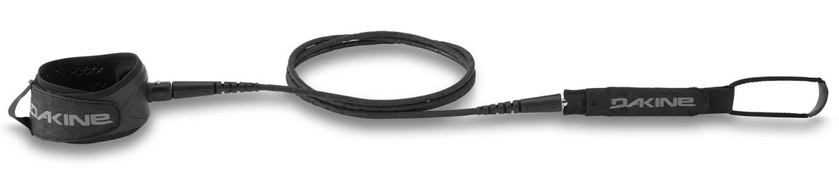 Dakine Kaimana Team 7' x 1/4" Surf Leash (Black) - Wet N Dry Boardsports