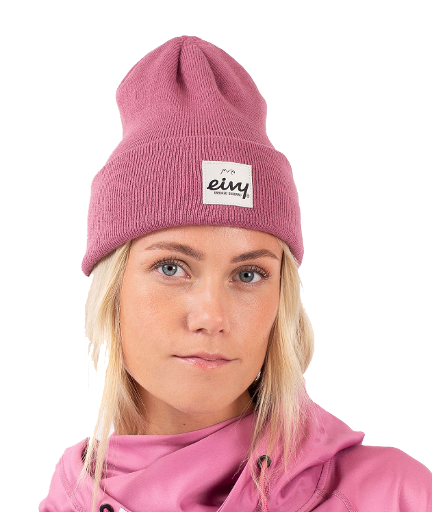 Eivy Watcher Beanie (Raspberry) - Wet N Dry Boardsports