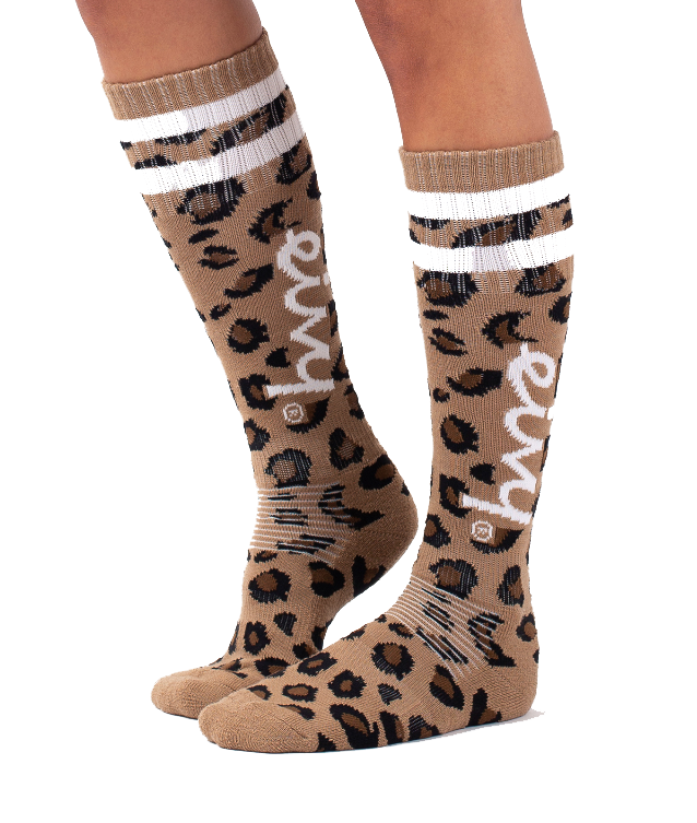 Eivy Cheerleader Wool Socks (Leopard) - Wet N Dry Boardsports