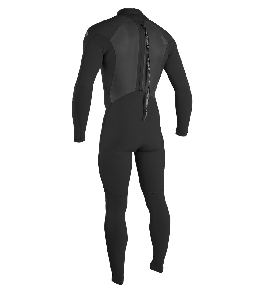 O'Neill Epic 3/2mm Wetsuit (Black/Black) - Wetndry Boardsports - Back