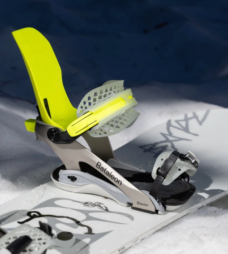 FASE Bataleon Blaster AsymWrap Snowboard Bindings 2027 (Neon Yellow) - Wetndry Boardsports - Board