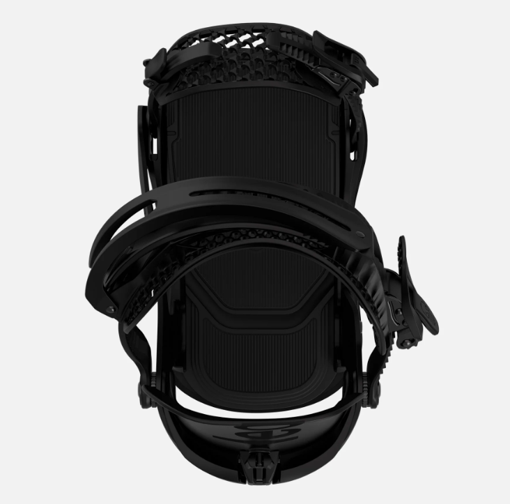 FASE Bataleon Blaster AsymWrap Snowboard Bindings 2027 (Black) - Wetndry Boardsports - Top