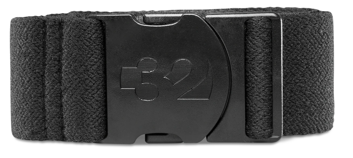 ThirtyTwo Cut - Out Belt (Black) - Wet 'N' Dry Boardsports