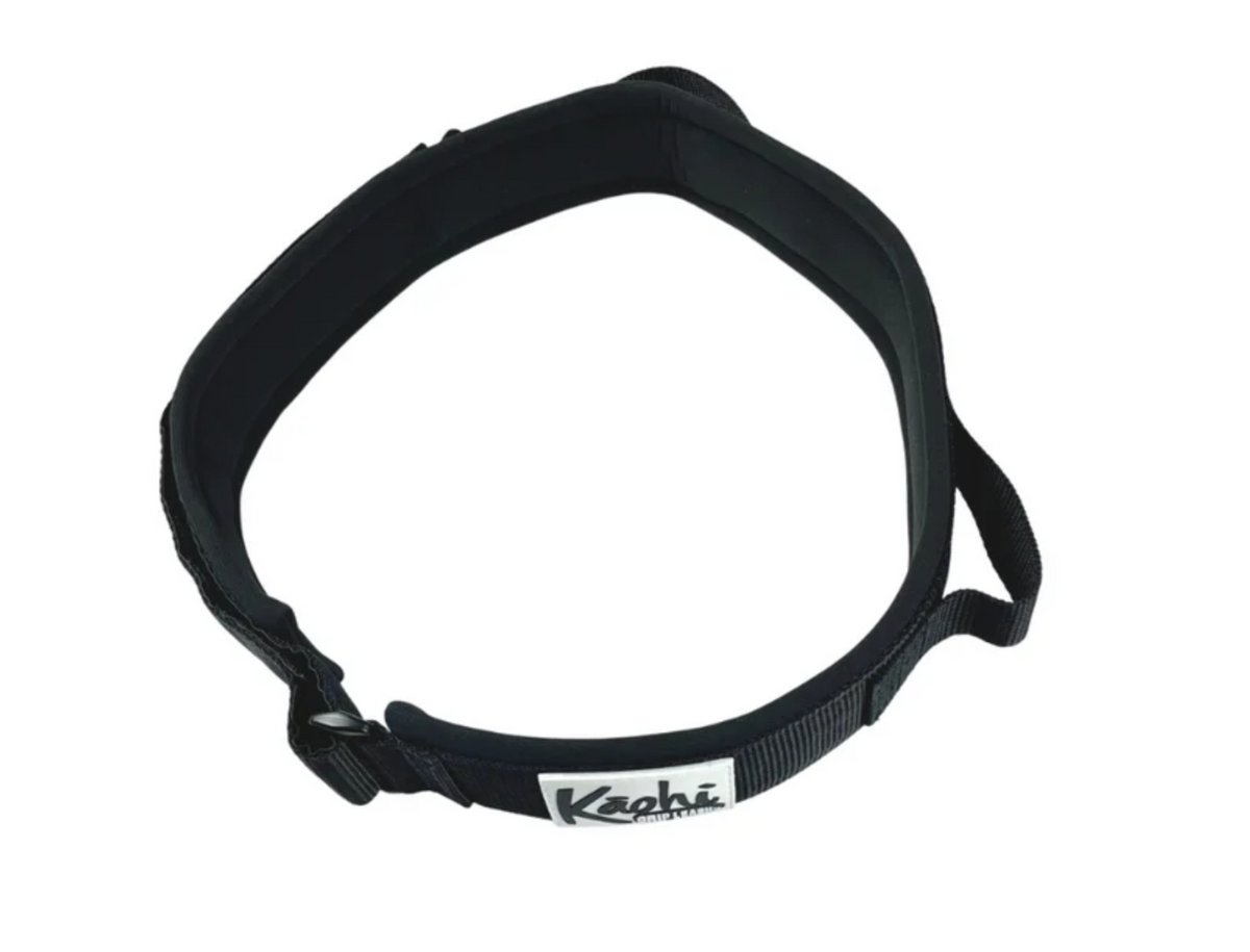 Kāohi Padded Waist Belt (Black) - Wet N Dry Boardsports