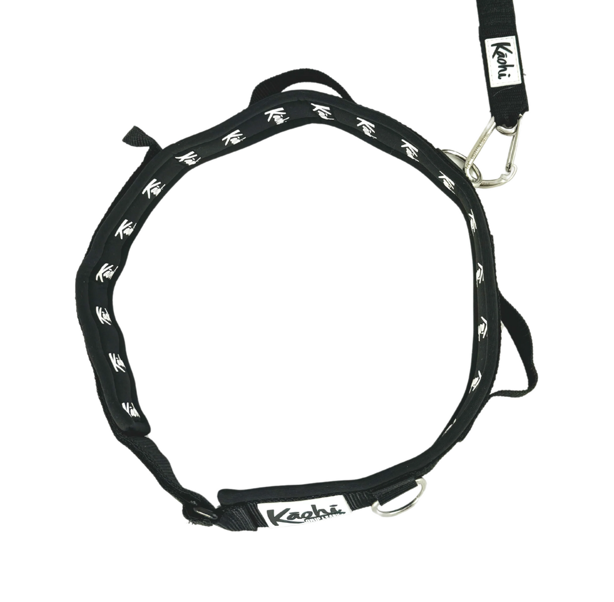 Kāohi Padded Waist Belt (Black) - Wet N Dry Boardsports