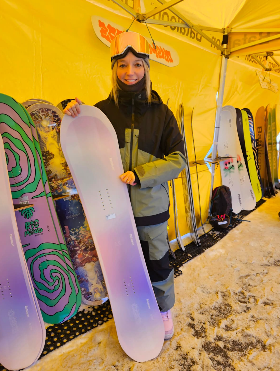 Bataleon Feel Better Womens Snowboard 2026 - Wetndry Boardsports - Hannah Snowboard Test