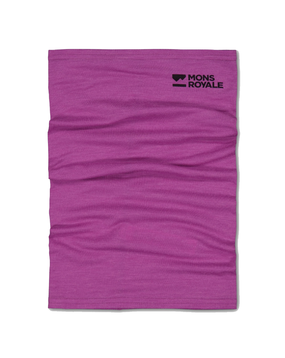 Mons Royale Daily Dose Merino Neckwarmer (Purple) - Wet N Dry Boardsports 4