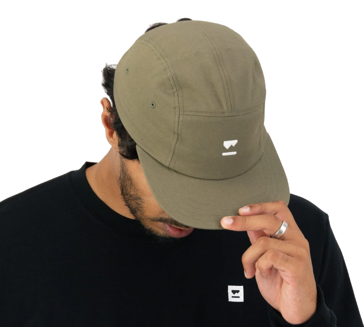 Mons Royale Ridgeline 5 Panel Cap (Olive) - Wet N Dry Boardsports 4