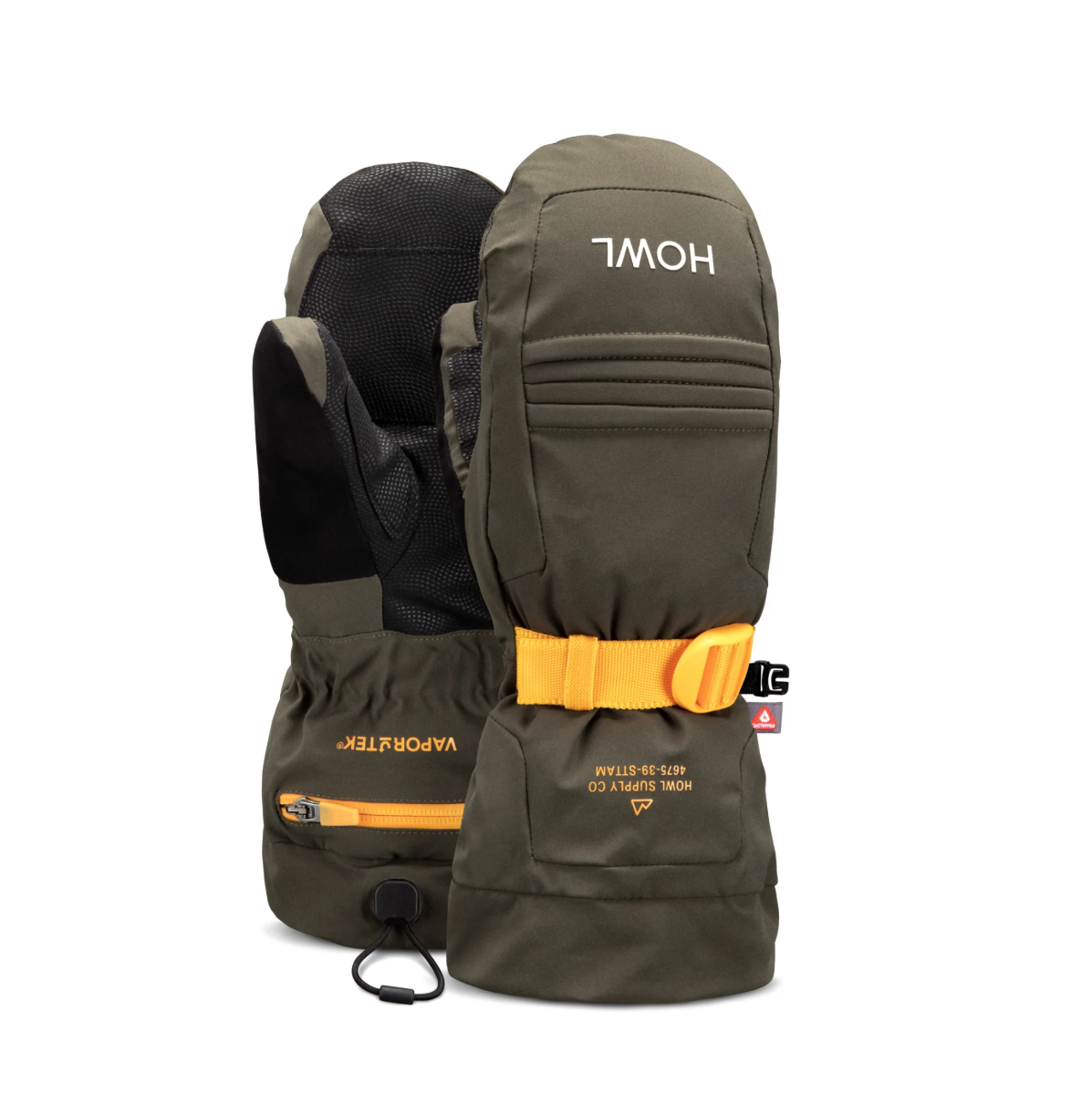 Howl Supply Team Plus Ski/Snowboard Mitt (Olive) - Wet N Dry Boardsports