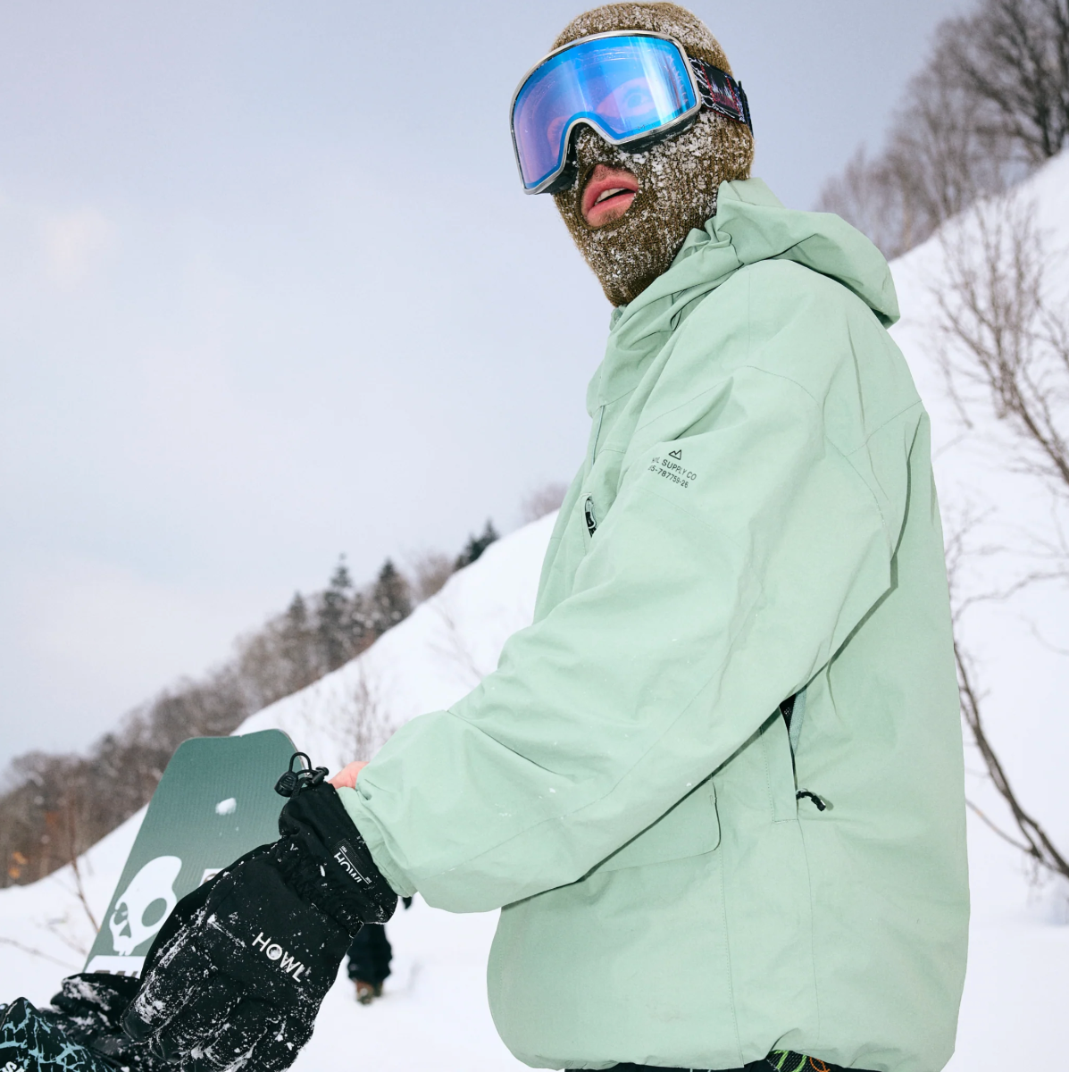 Howl Supply Heritage Ski/Snowboard Jacket (Sage) - Wet N Dry Boardsports 3