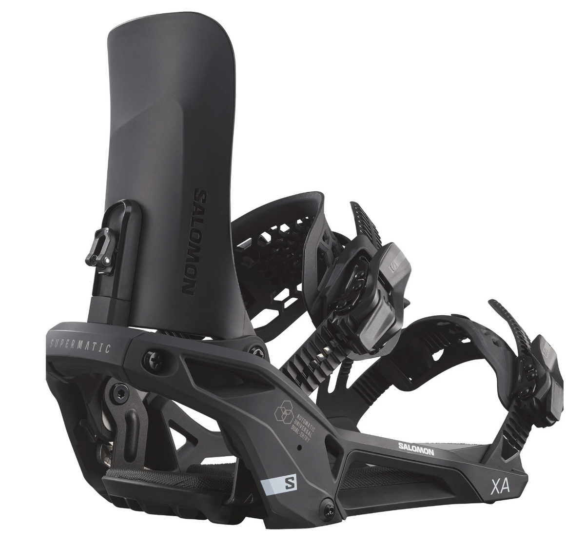 Salomon XA Supermatic Snowboard Binding 2026 (Black) - Wetndry Boardsports