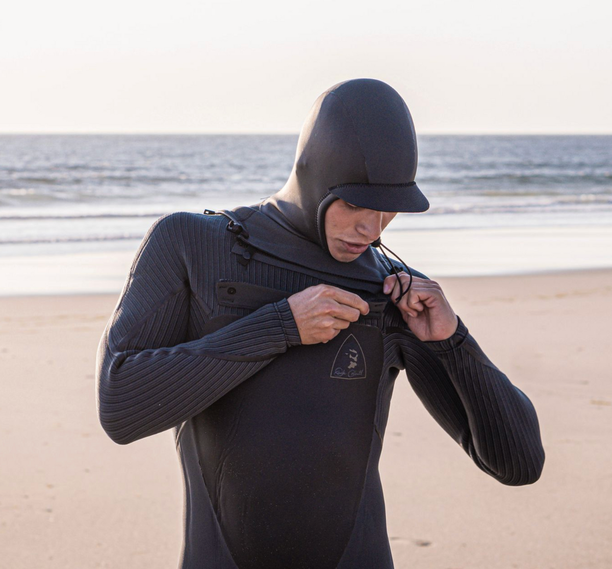 O'neill Mutant Legend 5/4mm W/Hood Wetsuit (Black/Tempered Steel) - Model 2