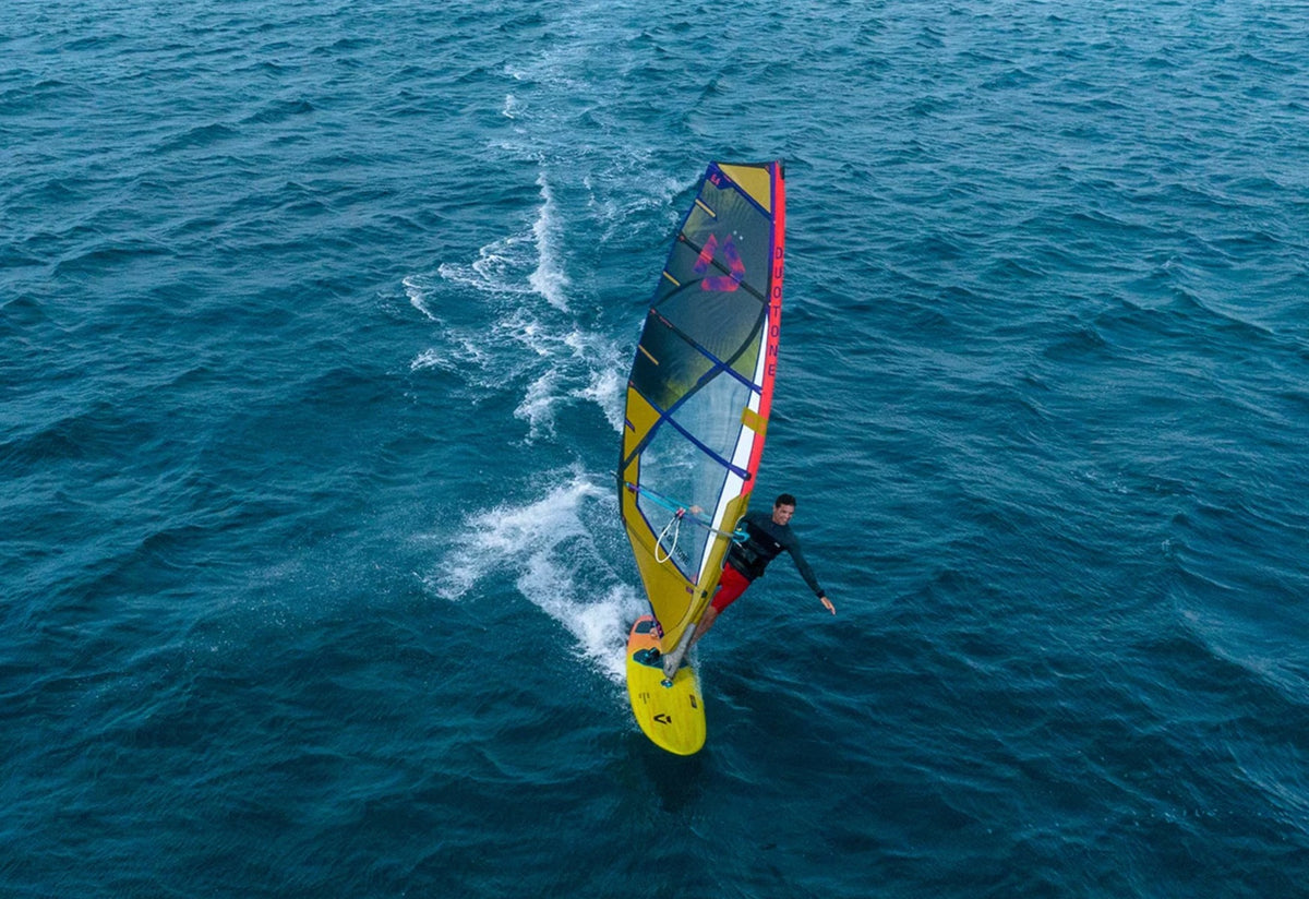 Duotone Ultra Freewave SLS Windsurfing Board 2026 - Action