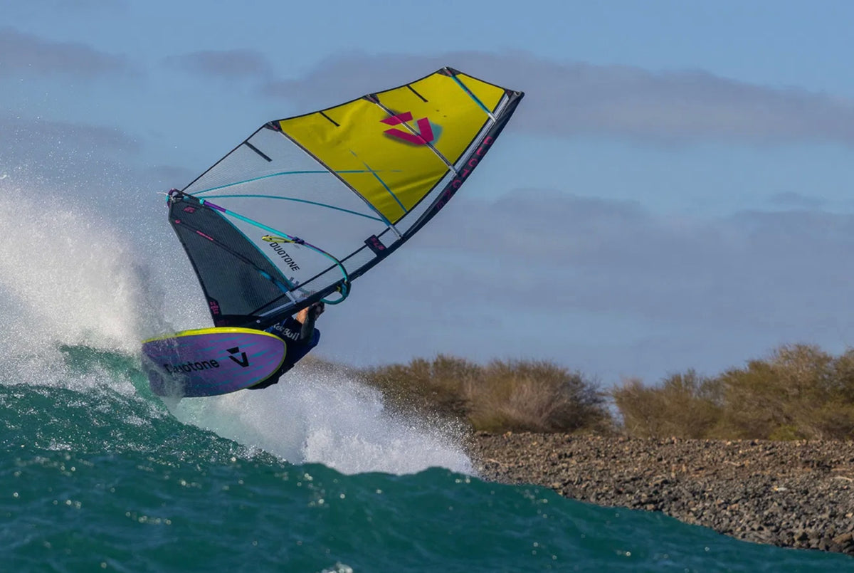 Duotone Grip (Tri) SLS Windsurfing Board 2026 - Action2