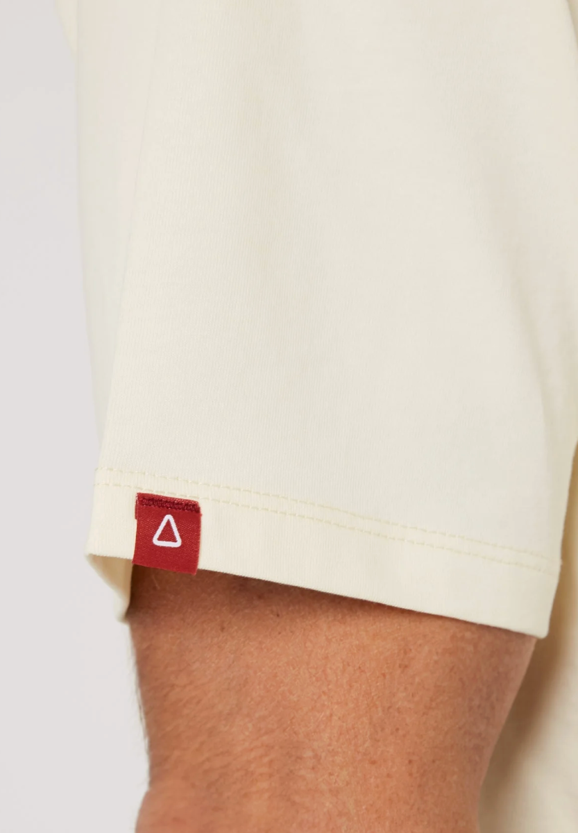 Follow Modern Tee (Cream) - Wetndry Boardsports - Sleeve