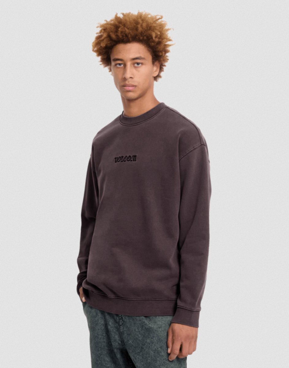 Volcom Big Stone Crew Sweatshirt (Raisin) - Wetndry Boardsports - Side