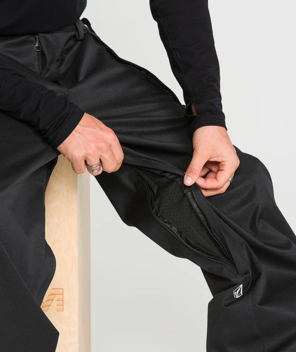 Volcom Arthur 20K Snow Pant (Black) - Wetndry Boardsports - Vents